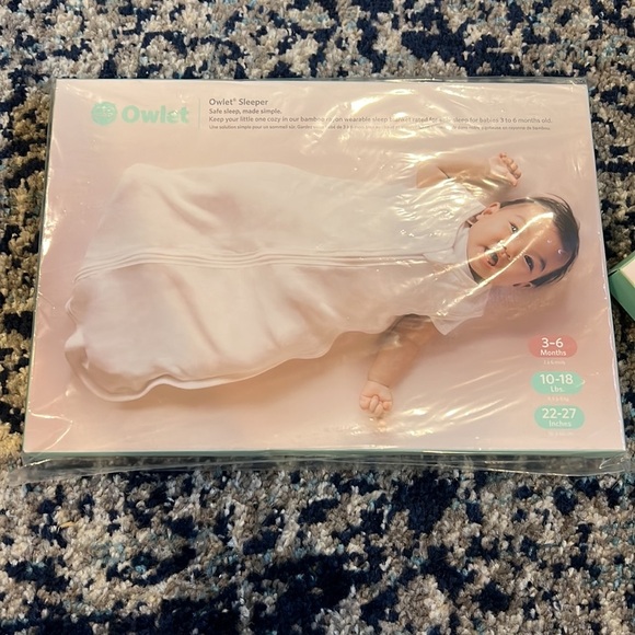 Bundle of two Bamboo Owlet Sleep Sack NEW! - Picture 4 of 6